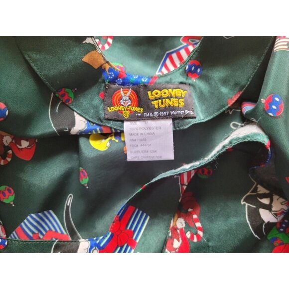 Christmas Looney Tunes Women Top 3X Plus Camisole Green Keyhole Tweety NOV28XE - Picture 7 of 8